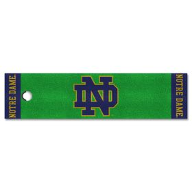 Notre Dame Putting Green Runner 18"x72"