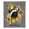 [Personalization Only] Harry Potter - Watercolor Hufflepuff (Personalized Silk Touch Throw)