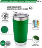 Stainless Steel Tumbler for Hot or Cold Drinks - 4 Color Options