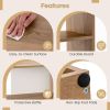 3-Shelf Open Bookcase for Living Room Study Office